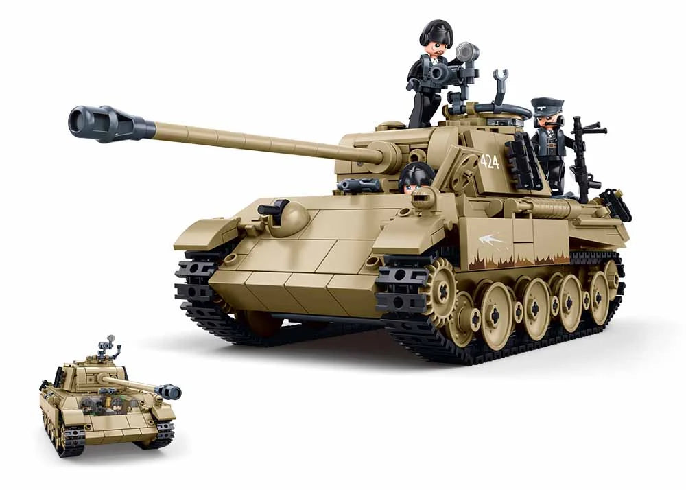Sluban - Modelbricks Panther G Tank Scale 1/35  873 Pcs
