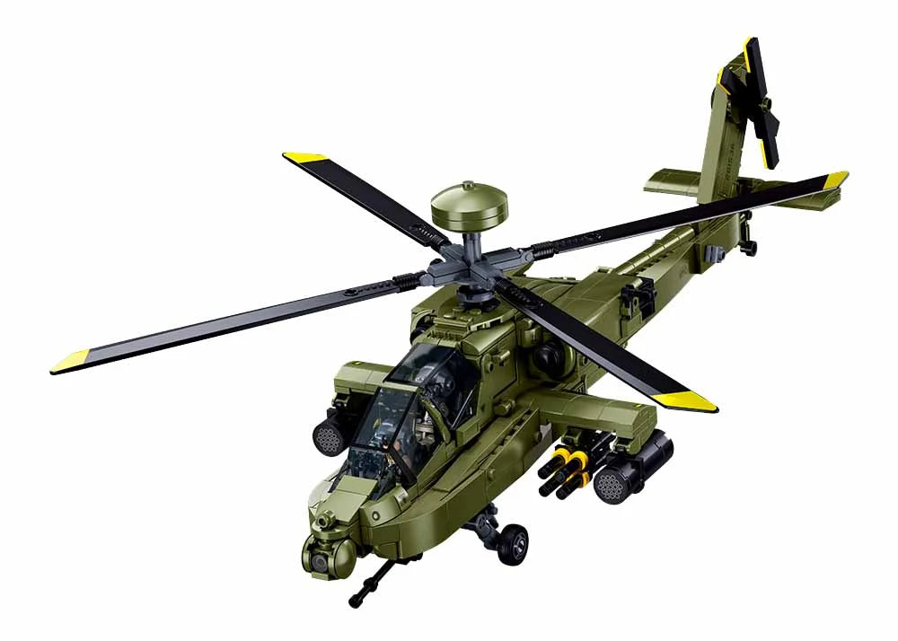 Sluban - Modelbricks 1/44 Ah-64D Apache 728 Pcs