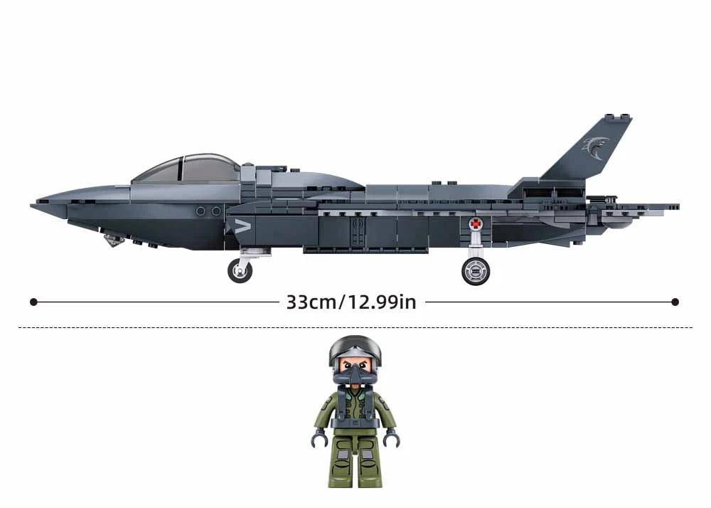Sluban - Army J35 Fighter Jet 1/55