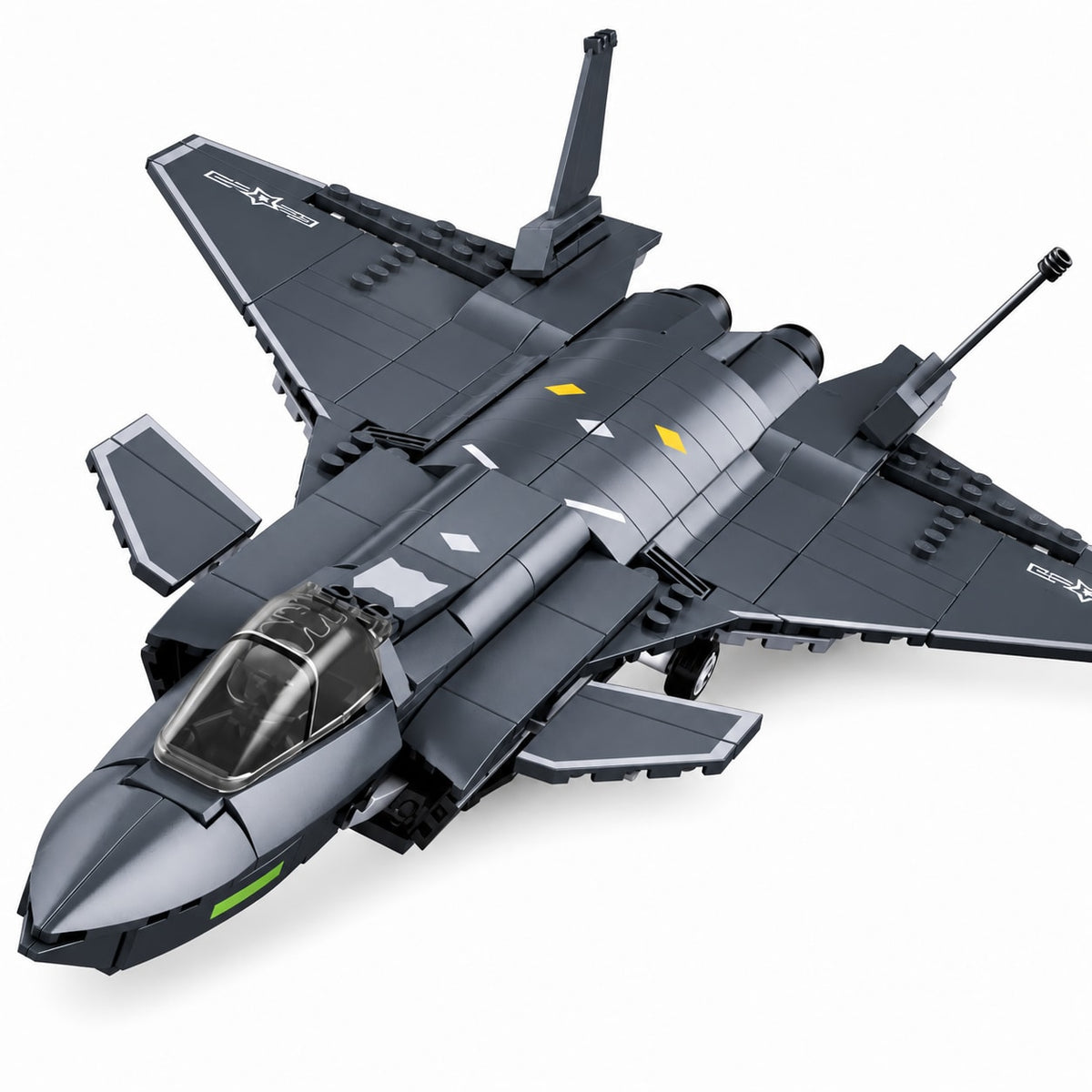 Sluban - Army -J-20 Fighter Jet 1/55