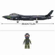 Sluban - Army -J-20 Fighter Jet 1/55