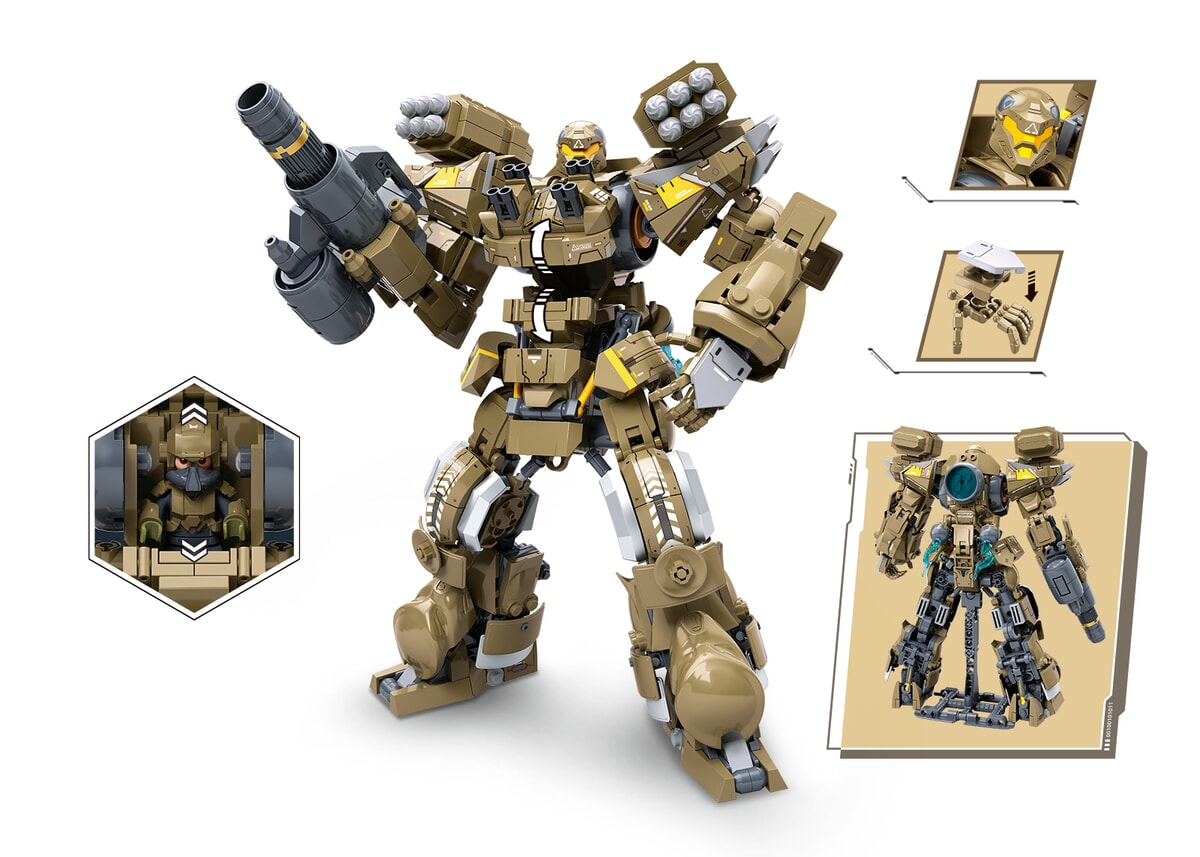 Sluban - Mecha Exosuit - PlZ05 26 581 Pcs