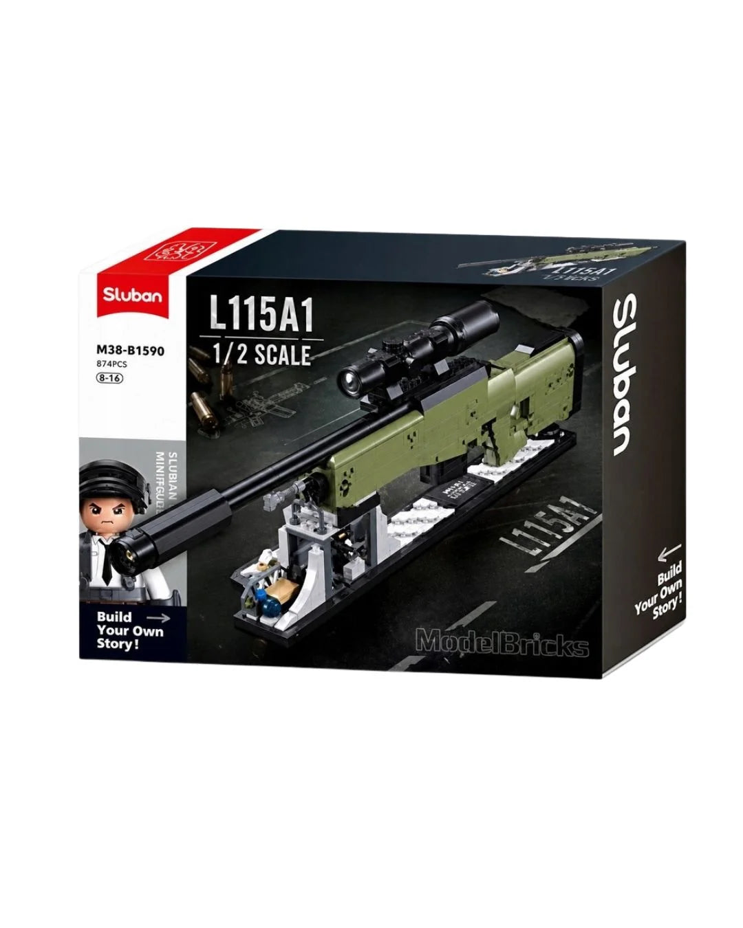 Sluban - Gun - Awm 1/2 874 Pcs