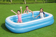 Bestway Rectangular Pool Blue 262 x 175 x 51cm - Ages 6+