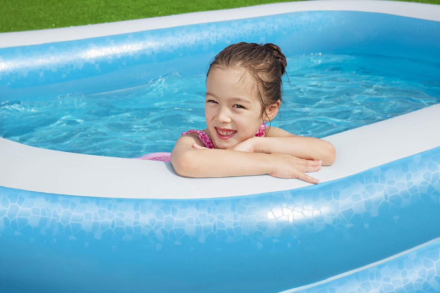 Bestway Rectangular Pool Blue 262 x 175 x 51cm - Ages 6+