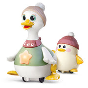 Hola Waddling Duck Family 2 Pcs - Interactive Toddler Toy Set