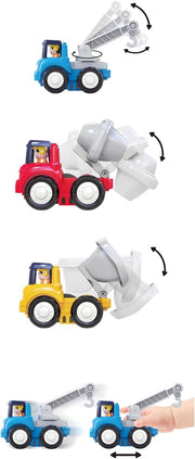 Hola 4-WD Construction Trucks Mixer Truck - Kids Toy