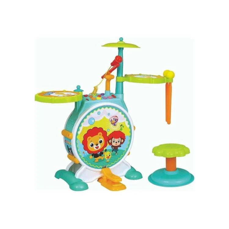 Hola Banging Bopping Drum Set - Kids Musical Drum Toy