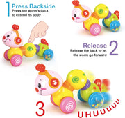 Hola Happy Wiggle Worm - Colorful Wiggling Toy for Toddlers