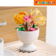 Sluban Pink Peony Potted Plant Building Set