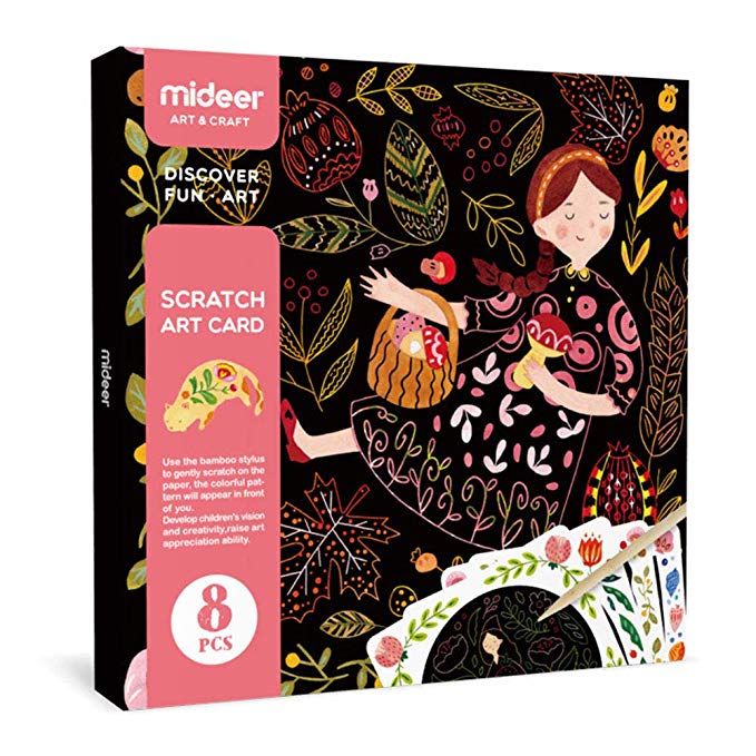 Mideer Scratch Art Cards