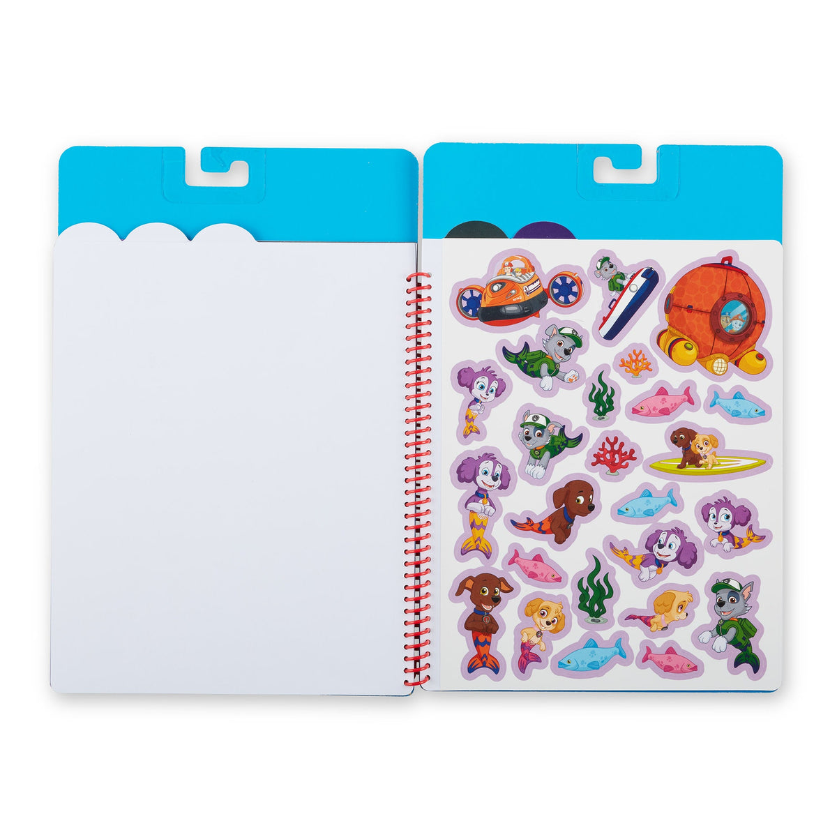 Paw Patrol Restickable Stickers Flip-Flap Pad - Classic Missions