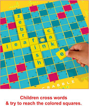 Scrabble Junior Kids Crossword Game 2 Games in 1