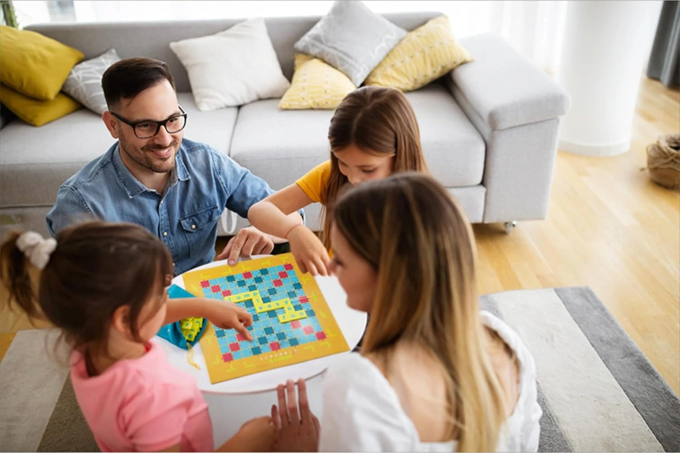 Scrabble Junior Kids Crossword Game 2 Games in 1