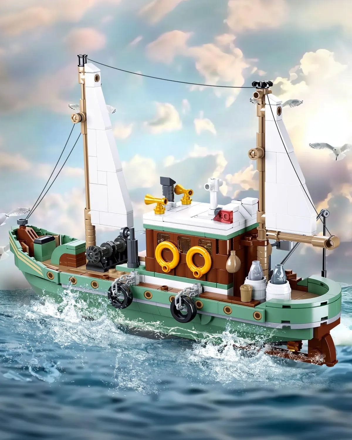 Sluban Fishing Boat Model Building Set