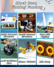 Sluban Fishing Boat Model Building Set