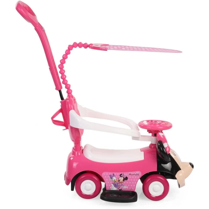 Disney Minnie Mouse Push Car with Handle and Umbrella