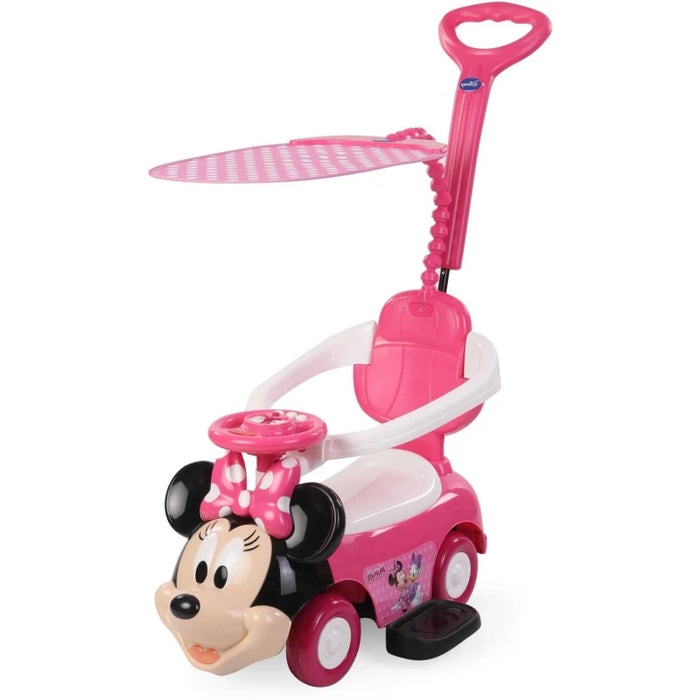Disney Minnie Mouse Push Car with Handle and Umbrella