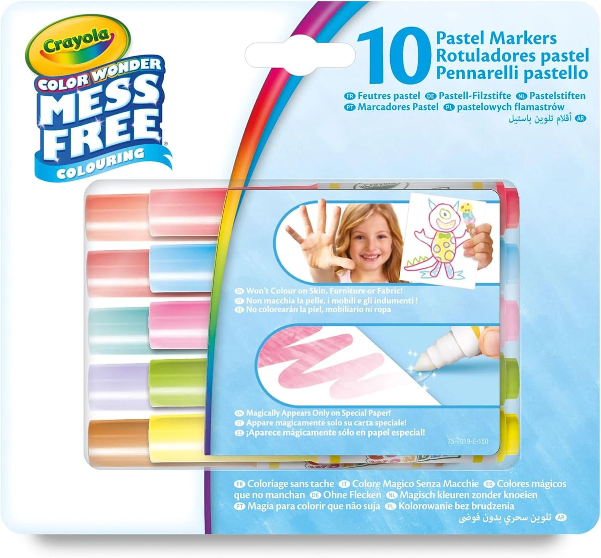 Crayola Color Wonder Pastel Markers 10 Pack