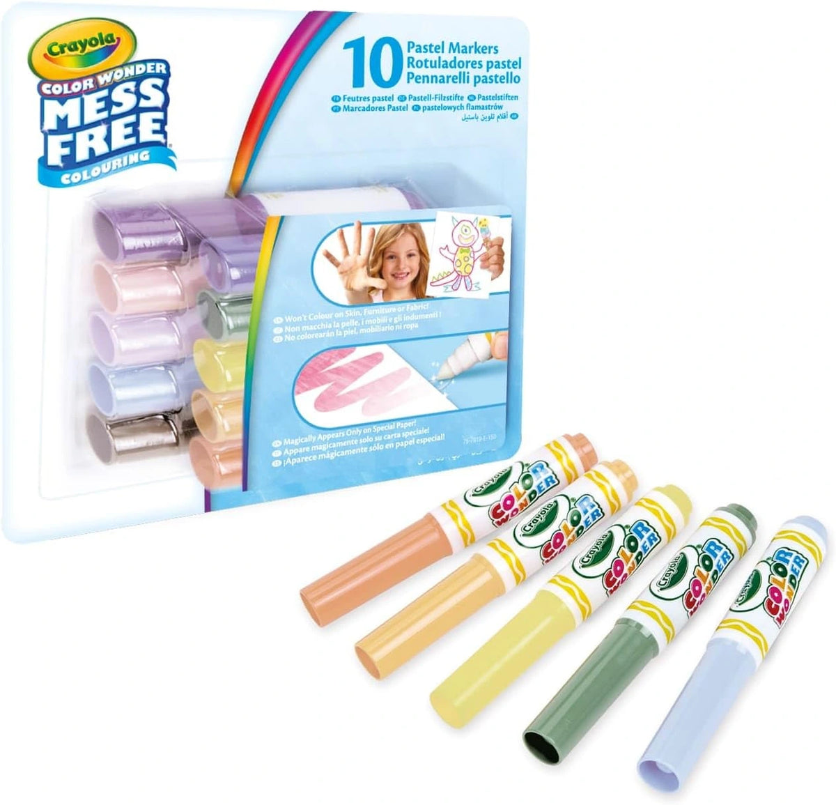 Crayola Color Wonder Pastel Markers 10 Pack