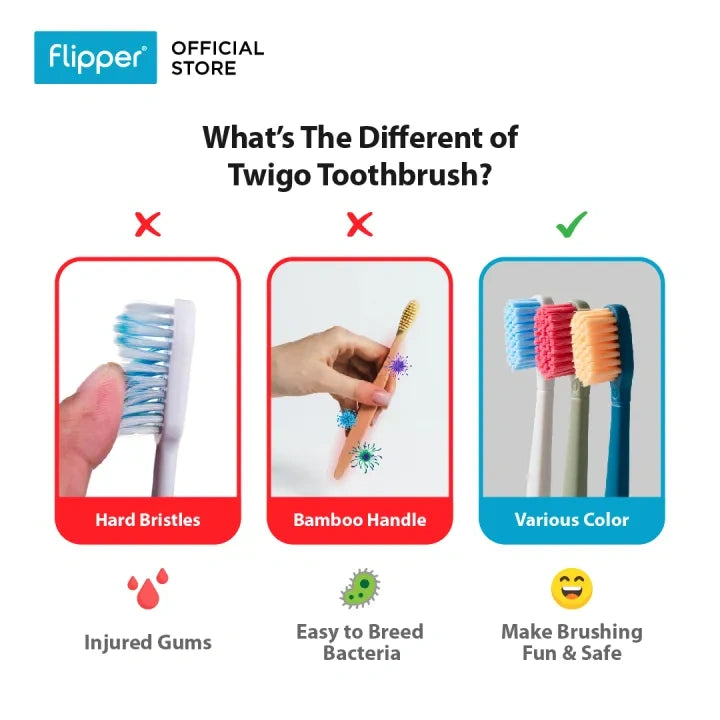 Flipper Toothbrush 5 Pack