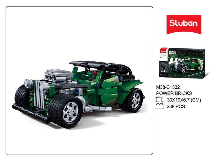 Sluban Power Bricks Vintage Car Pull Back 238pcs