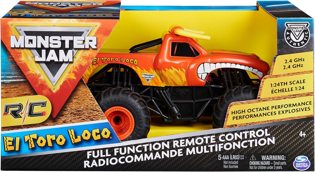 Monster Jam RC 1:24 El Toro Loco - Remote Control Truck