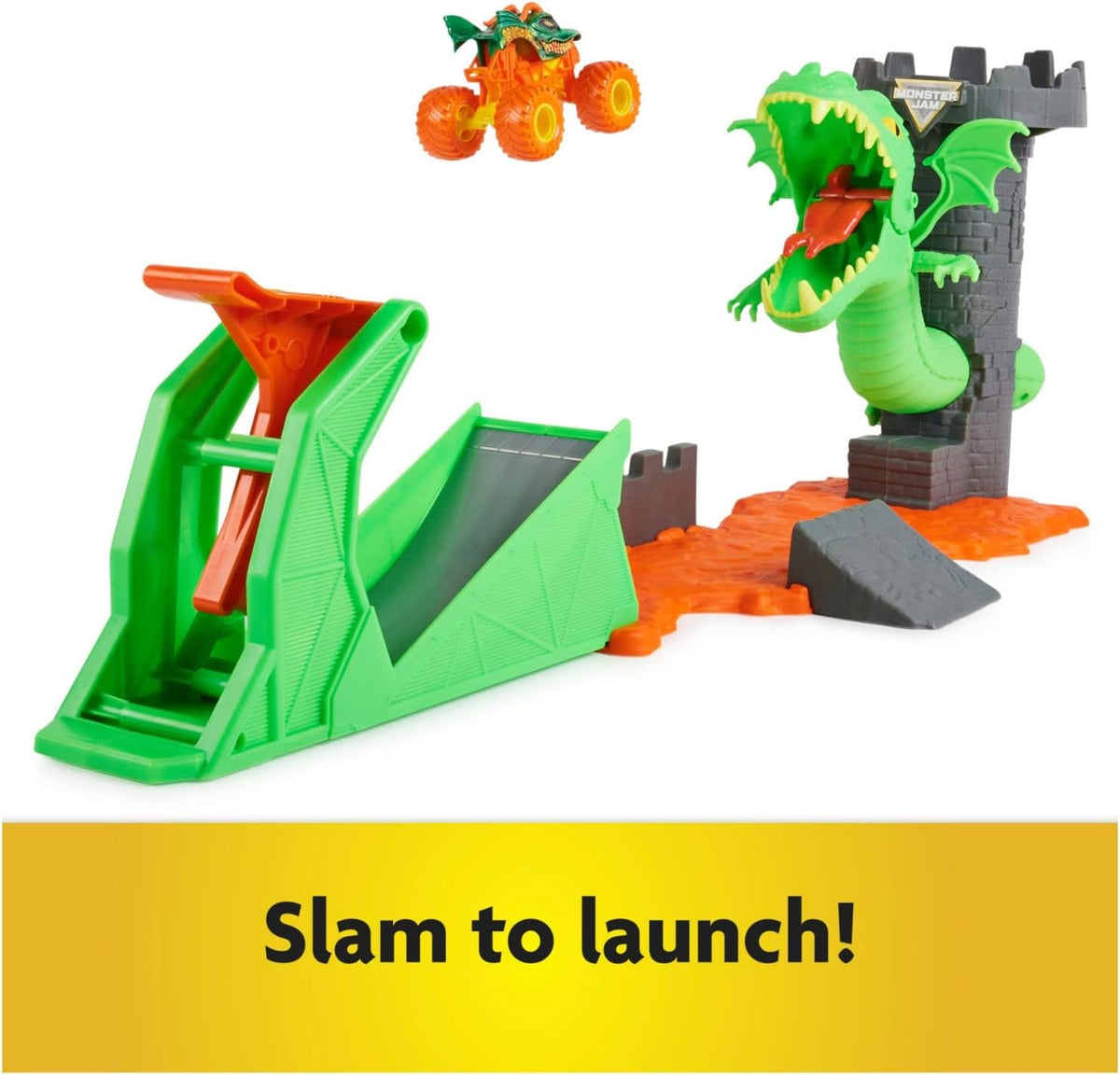 Monster Jam Dueling Dragon Playset - Truck Stunt Set