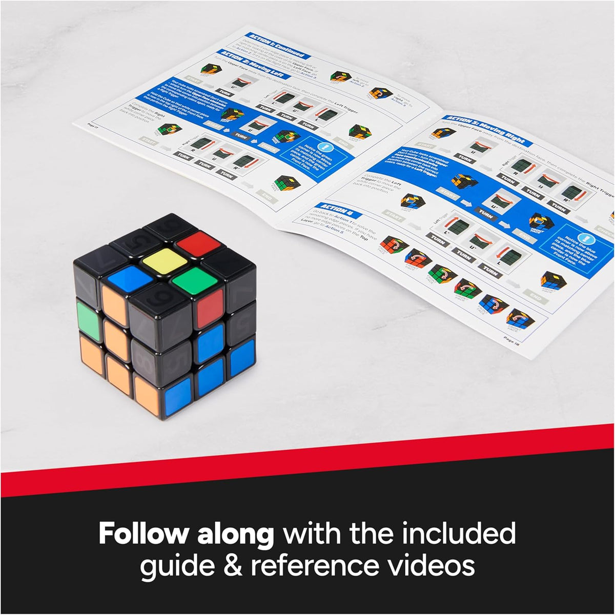 Rubik's Cube Coach 3x3 - Guided Solving Puzzle Cube