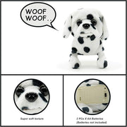 Pugs at Play Walking Spotty 6.5in - Tail-Wagging Pug Plush