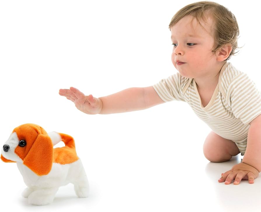 Pugs at Play Walking Buddy 6.5in - Interactive Walking Pug Plush