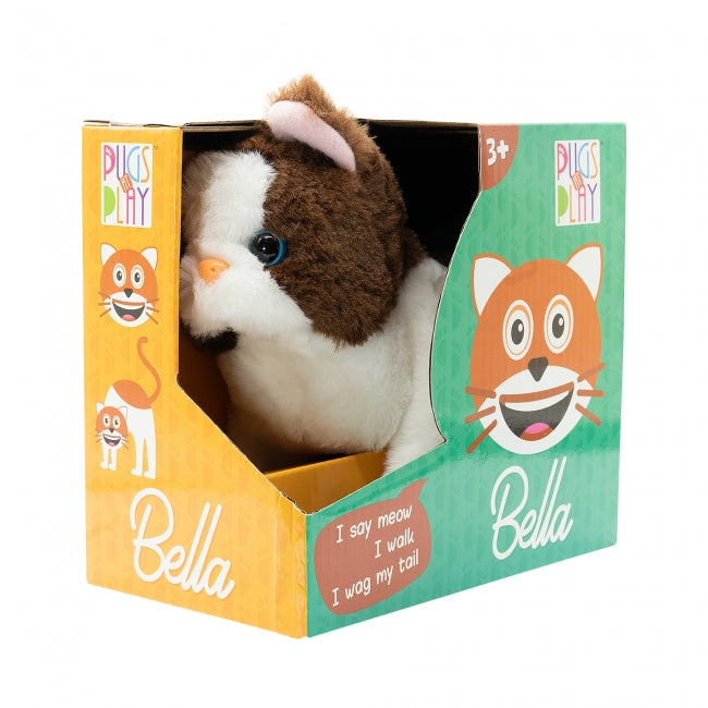 Pugs at Play Walking Bella 6.5in - Interactive Walking Pug Plush