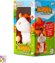 Pugs at Play Talking Maggy 7in - Interactive Talking Pug Plush