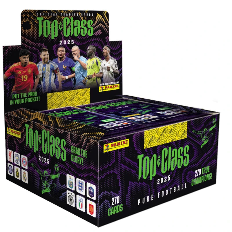 Panini Top Class 2025 Trading Cards Pack of 8 - Football