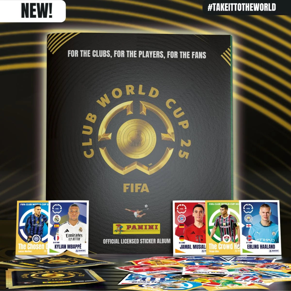 Panini FIFA Club World Cup 2025 Stickers Pack of Five