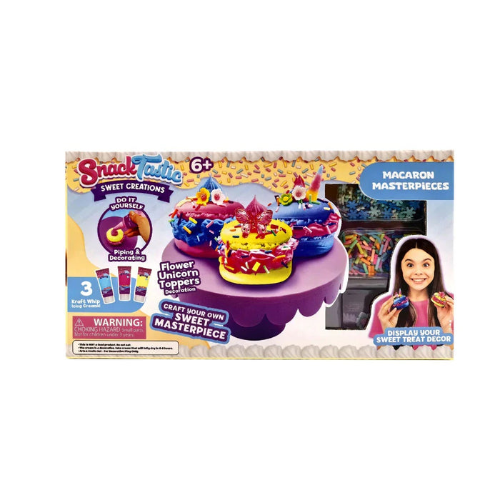 Snacktastic Macaron Masterpieces - Kids Baking Craft Kit
