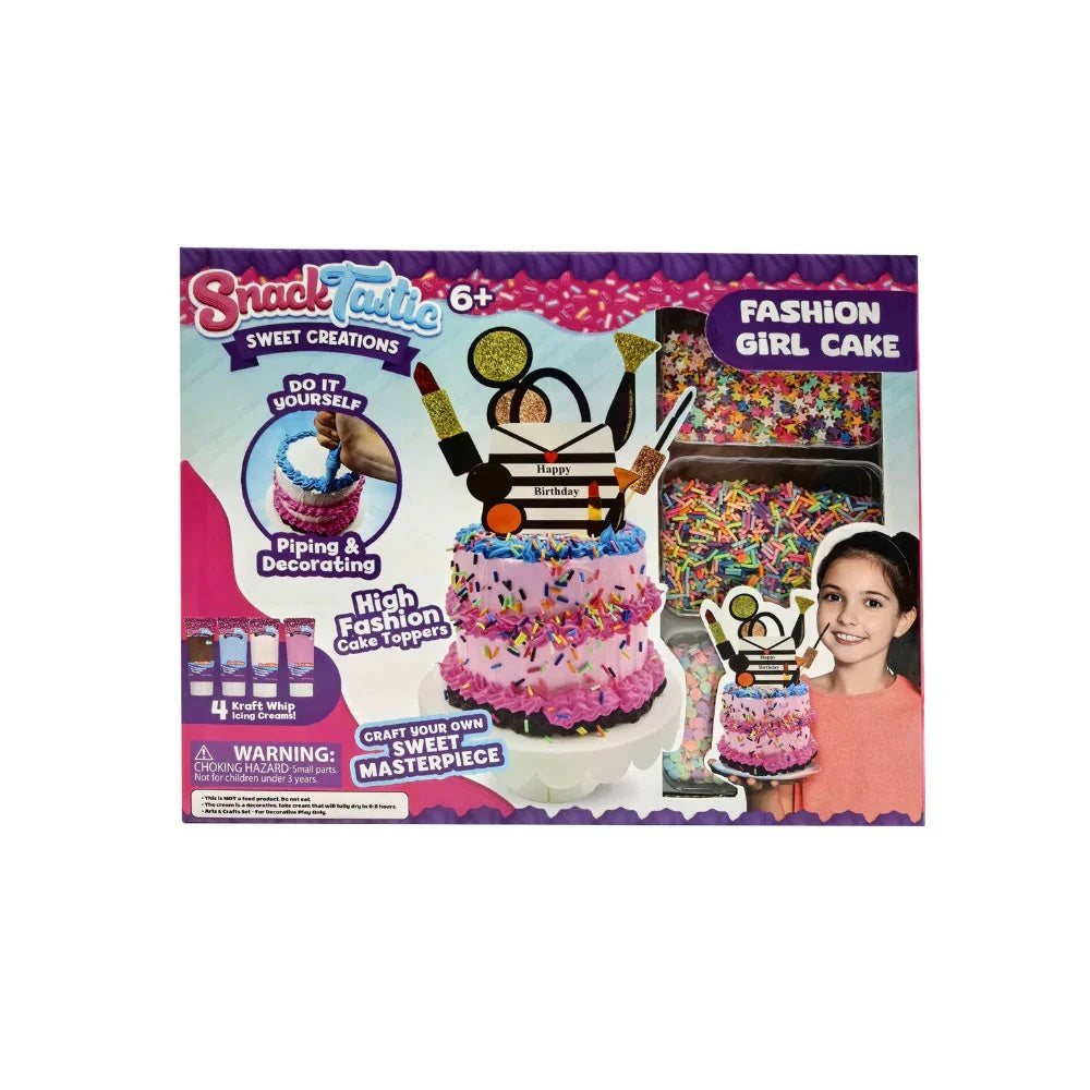 Snacktastic Fabulous Fashion Cake - Decorating Craft Set