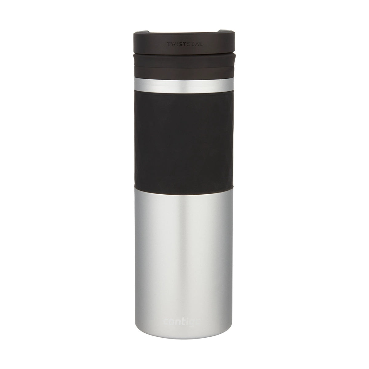 Contigo Twistseal Glaze Vacuum Insulated Stainless Steel Travel Mug 470 ML, Silver