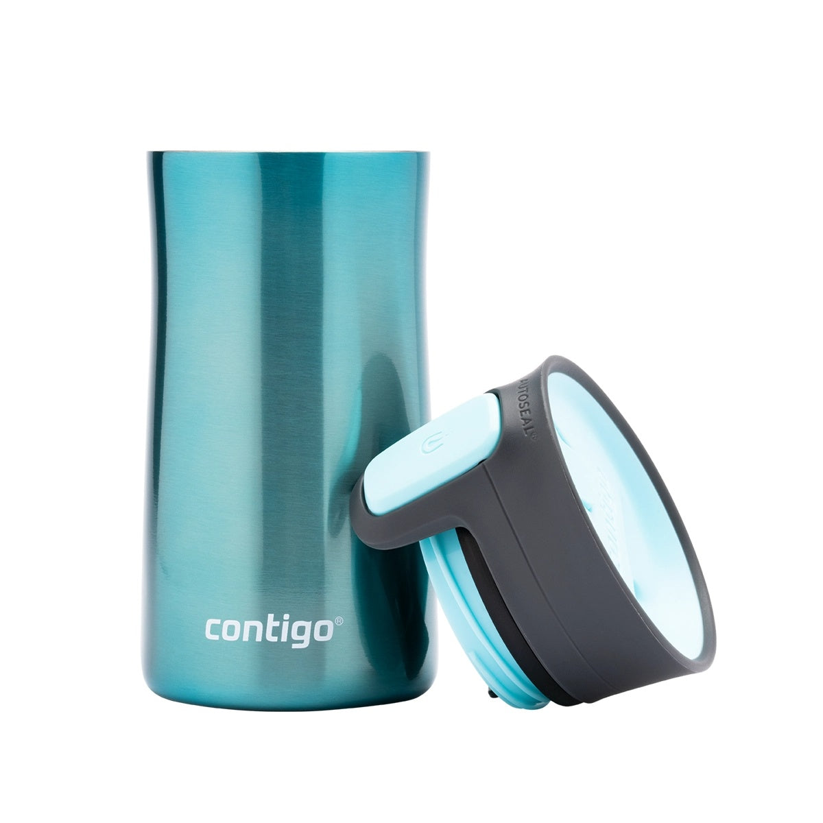 Contigo Autoseal Pinnacle Vacuum Insulated Stainless Steel Travel Mug 300 ml, Tantalizing Blue