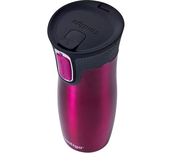 Contigo Autoseal West Loop Vacuum Insulated Stainless Steel Travel Mug 470 ML, Raspberry