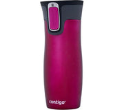 Contigo Autoseal West Loop Vacuum Insulated Stainless Steel Travel Mug 470 ML, Raspberry