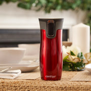 Contigo Autoseal West Loop Vacuum Insulated Stainless Steel Travel Mug 470 ML, Red