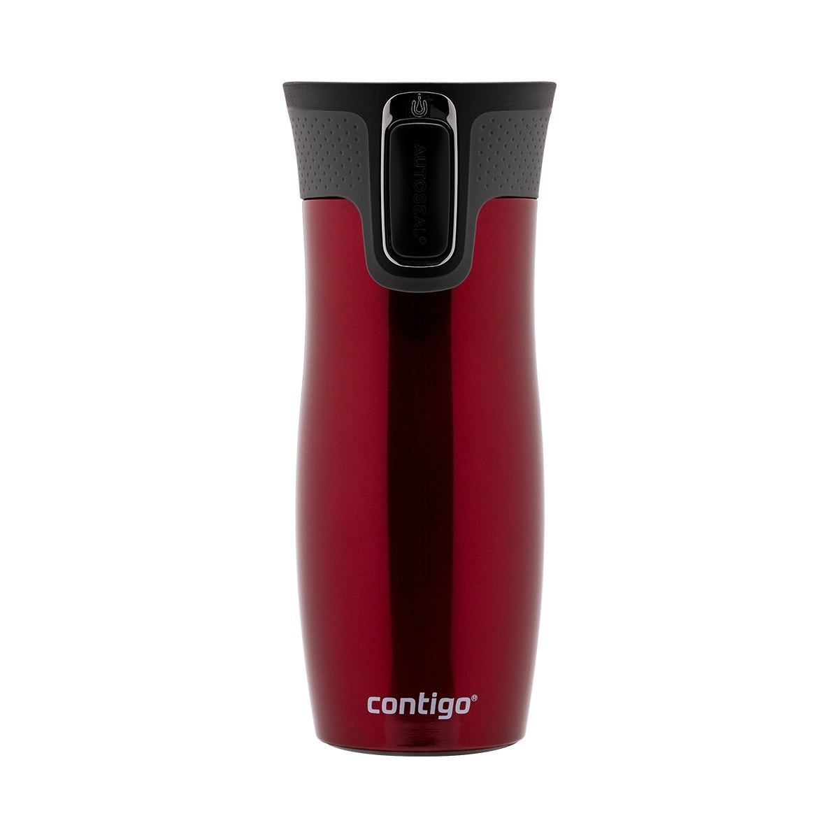 Contigo Autoseal West Loop Vacuum Insulated Stainless Steel Travel Mug 470 ML, Red
