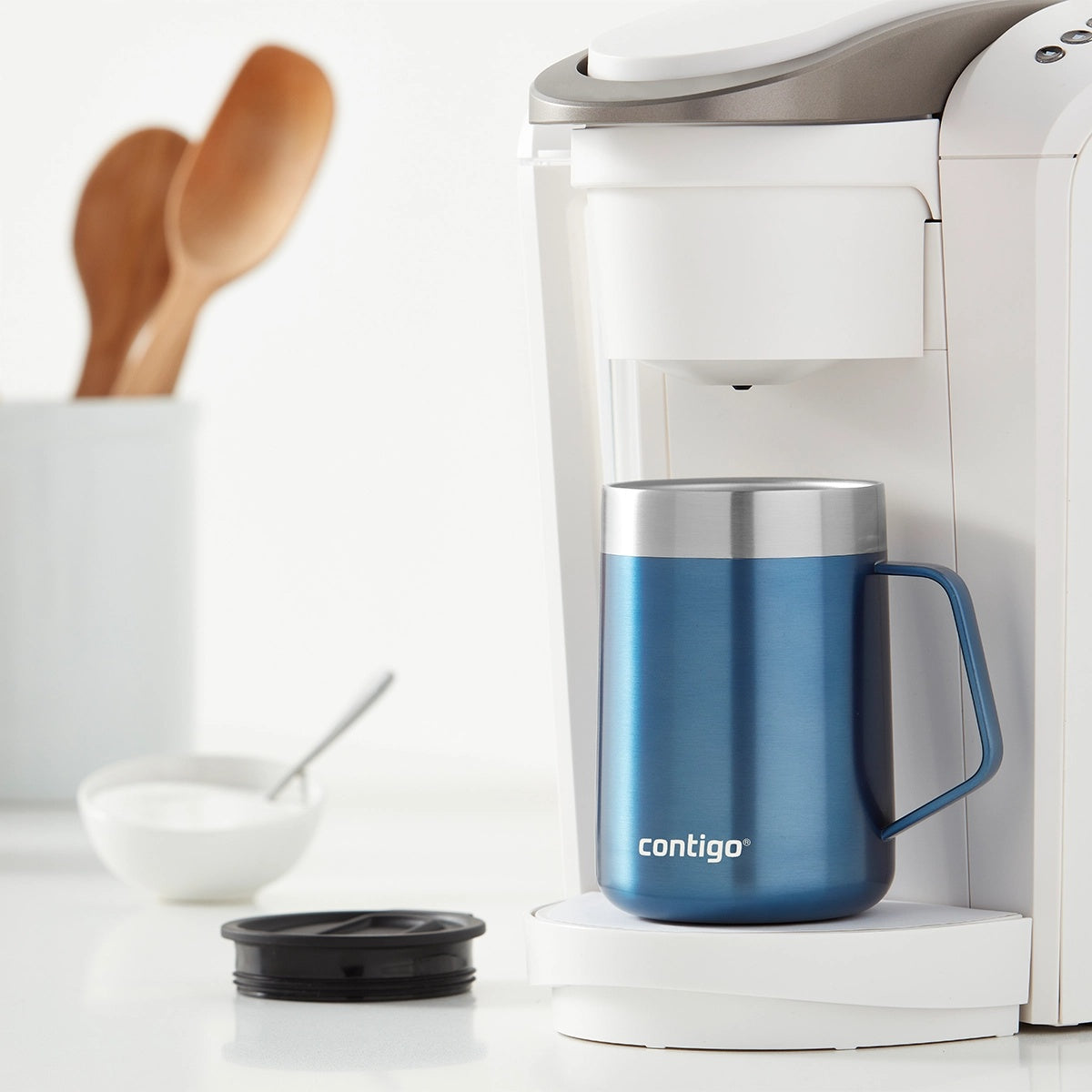 Contigo Streeterville Stainless Steel Desk Mug 420 ml, Blue