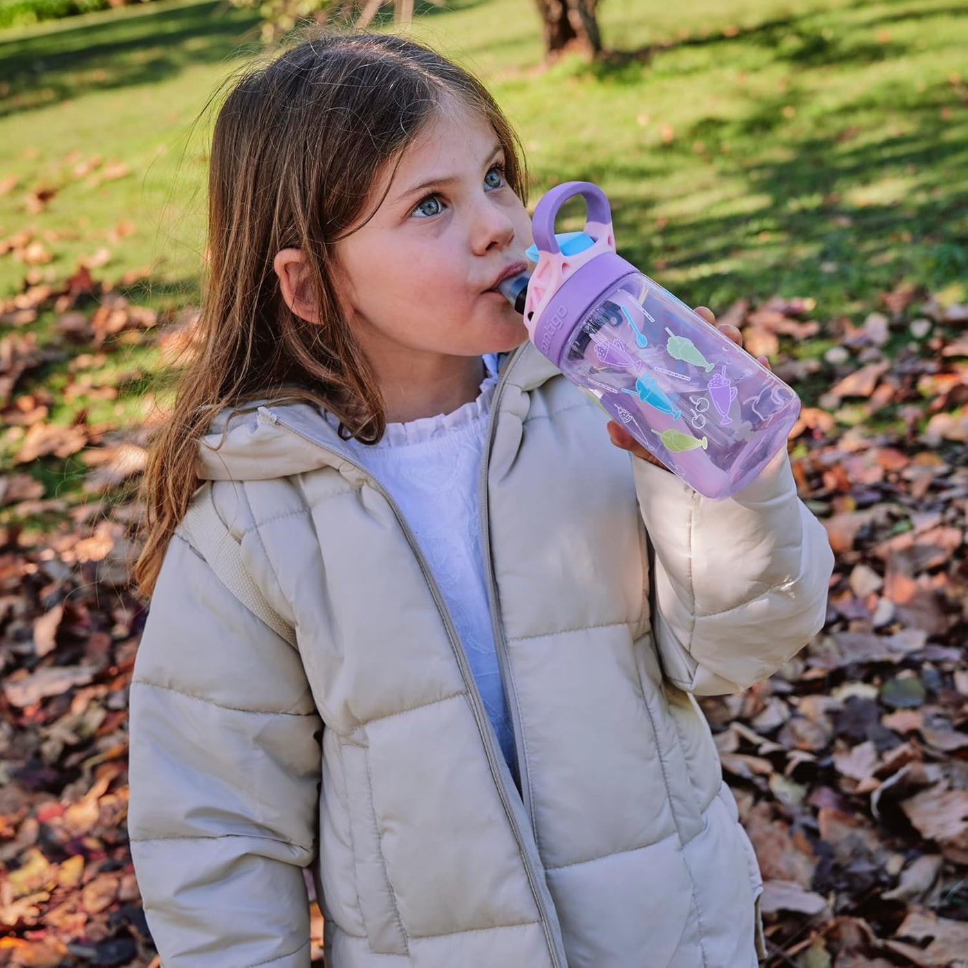 Contigo - Autospout Kids Easy-Clean, 420 ml, Strawberry Shakes