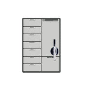 Balvi - Fridge Board,Einkaufsliste Cl - Magnetic