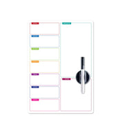 Balvi - Fridge Board,Einkaufsliste Cl - Magnetic