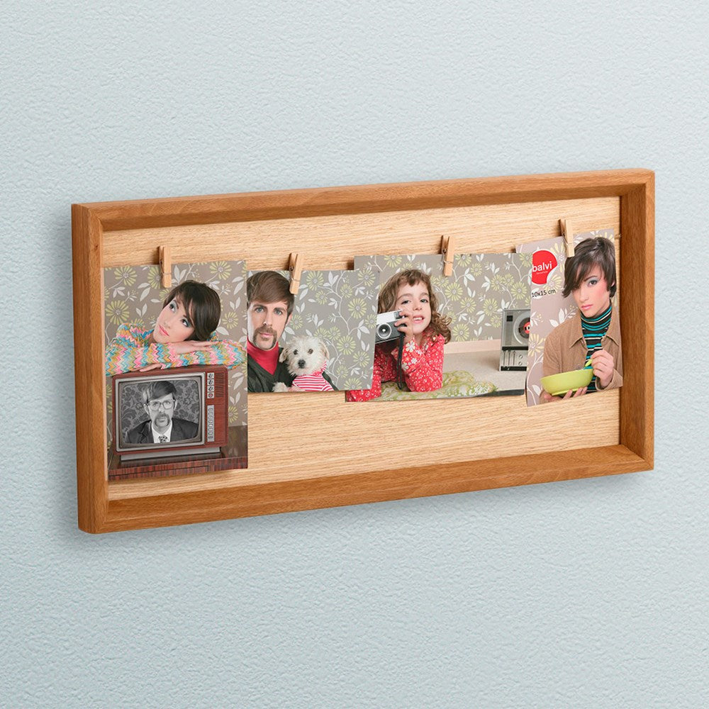 Balvi - Frame,Nebraska,4 Pegs,Horizontal,Teak