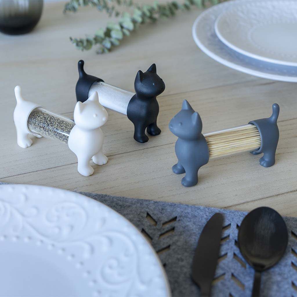 Balvi - T.Pick Holder & Salt&Pepper Shaker,Cat,X12