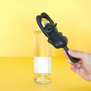 Balvi - Bottle Opener,Curious Cat,Black,Plastic/Metal